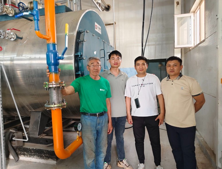 4Ton Fuel Oil Steam Boiler Fire Tube Boiler For Chemical plants in Kazakhstan